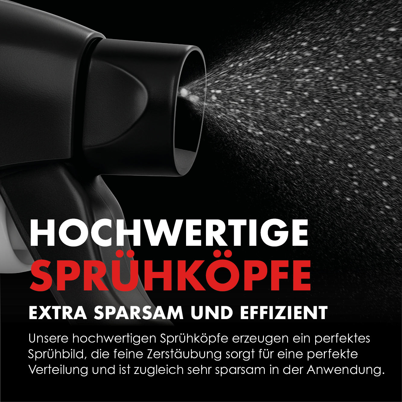 spruehkopf vorteile