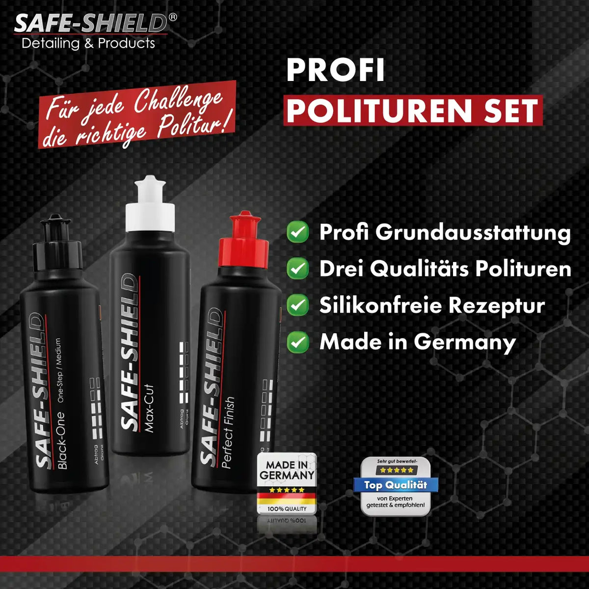Information graphic for the polish kit.