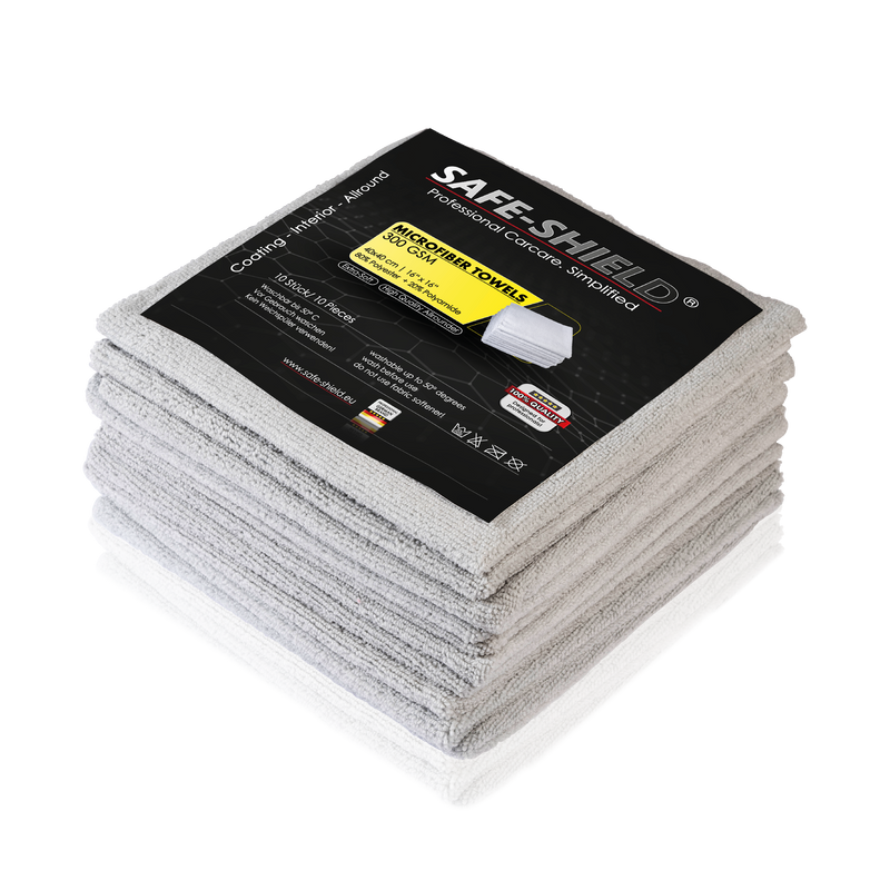 Chiffons en microfibre gris Safe-Shield Coating 300 GSM