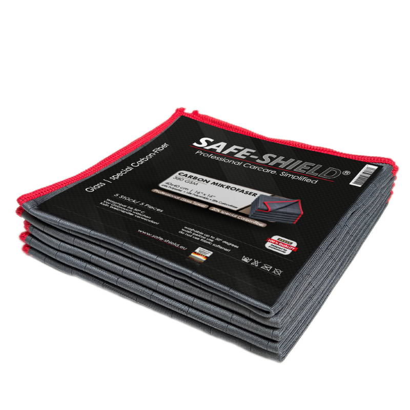 Chiffons Carbon propres pour le nettoyage du vitrage automobile