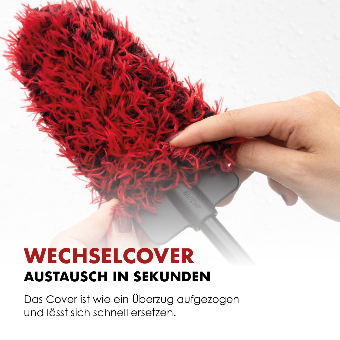Flat rim brush / changeable cover system