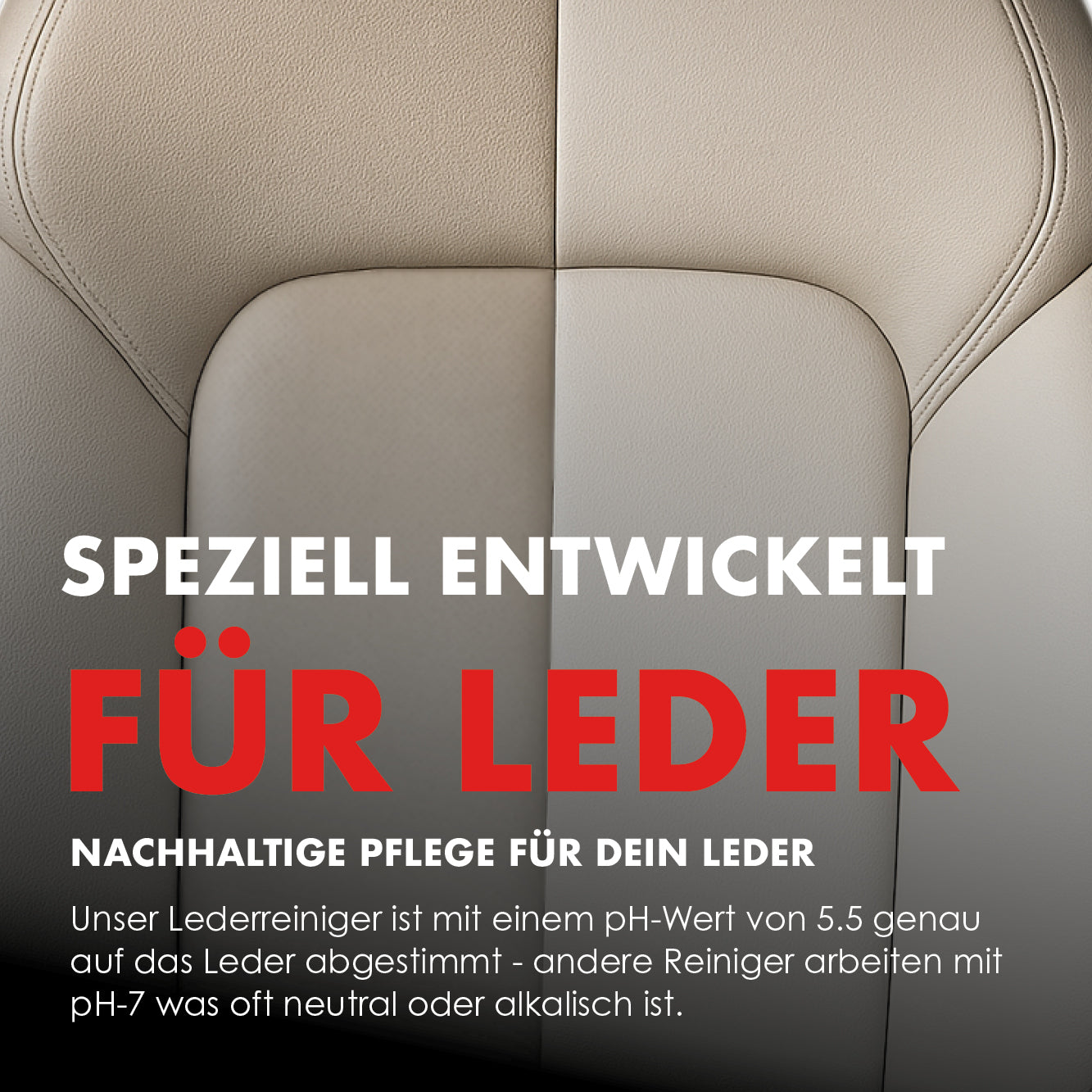 Professional leather cleaning set